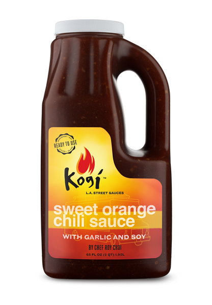Sweet Orange Chili Sauce with Garlic and Soy